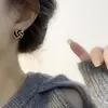 Novedad 2024 Pendientes Elegantes de Lujo Ligero Diseño de Nicho Pendientes de Gama Alta Gotas de Esmalte Nudo Conforme Bolas Redondas Pendientes para Mujer