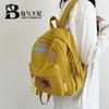 Mochila de Veludo para Mulheres 2026 Novo Modelo Bolsa Escolar Infantil para Jardim de Infância e Ensino Fundamental Mochila Casual de Viagem para Mulheres