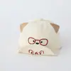 Boné de Bebê com Aba Macia Estilo Bico de Pato 2026 Nova Coleção Primavera e Verão Chapéu de Sol Fofo Desenho Animado Gatinho Chapéu para Bebê Venda por Atacado