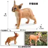 Traje de modelo de gato animal de simulación para niños, juego de gato, gatito, modelo de gatito blanco y negro, juguetes, adornos