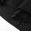L25174-25 Vestido de tirantes cuadrado retro americano para niñas, cintura ajustada, falda de línea A plisada