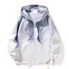Chaqueta de hombre Enbu, nuevo modelo de otoño, con capucha degradada, para exteriores, casual, versátil, chaqueta de pareja, prenda exterior de moda moderna