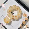 Grânulos de Bodhi em Formato de Intestino de Alho Grelhado a Carvão, Fofo Brinquedo para Alívio do Estresse, Semente de Bodhi para Meninas, Contas de Oração Budistas, Ornamento de Mão