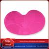 Atacado de fábrica almofada de escova de lavagem de maçã média de silicone ferramentas de beleza almofada de limpeza de maquiagem ferramentas de limpeza com ventosa de silicone