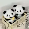 Nuevo Lindo y Súper Lindo Panda Bolso de Hombro Llavero Colgante de Muñeca Muñeco de Peluche Creativo Colgante para Bolso de Estudiante