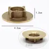 Accesorios para grifo de lavabo de cocina tuerca de 4 puntos grifo monomando de agua fría tuerca de plástico ABS fijaciones de instalación para baño
