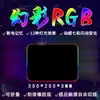 Alfombrilla de ratón luminosa RGB de gran venta transfronteriza, personalizada con imágenes para juegos de eSports, alfombrilla de ratón pequeña luminosa LED