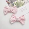 Novo Tecido Xadrez Cabedal e Laços Inferiores Acessórios para Meninas Acessórios de Cabelo DIY Sapatos de Boneca Chapéus de Flor Bolsas de Roupa