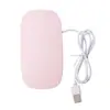 Mini Lámpara de Uñas Forma de Ratón Luz UV para Esmalte en Gel, Lámpara Portátil para Uñas, Mini Lámpara de Curado para Uñas