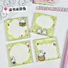 Adesivos Fofos de Coelho Miffy Desenho Animado Mensagem de Alto Valor Não Adesivo Super Espessos para Meninas e Estudantes