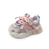 Sandálias Esportivas Infantis de Verão, Sapatos de Malha Respirável Estilosos para Meninos, Meio-Sandálias para Meninas, Sandálias Fechadas na Ponta, Tênis da Moda para Pais