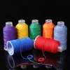 Rollo Grande de Hilo de Algodón Estilo Cielo Estrellado, Hilo para Tejer de Color Sólido, Cordón para Pulseras DIY, Material de Cordón para Abalorios al por Mayor