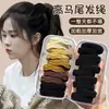 Ligas para Coletas Altas Infantiles, No Dañinas, Bandas para el Cabello Sin Marcas para Niñas y Bebés, Alta Elasticidad, Gomas Gruesas y Duraderas, Accesorios para el Cabello