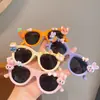 Óculos de Sol Infantis Desenho Animado Fofo Proteção Solar para Bebê Óculos Polarizados Meninos Meninas Protetor Solar Óculos de Silicone Proteção UV