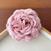 Pinza para el pelo de flor grande estilo Caro color rosa seco Pinza grande para el pelo Pinza para el pelo de la cabeza Pinza para el pelo de la parte trasera de la cabeza para mujer Tocado
