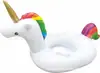 Venta al por mayor de fábrica suministros de agua Polaroid blanco y negro cisne rosa pájaro arcoíris caballo anillo de natación PVC engrosado inflable sentado