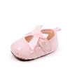 Zapatos Andador para Bebé de 0-6 Meses Zapatos de Princesa Primavera Verano Niña de Bebé Zapatos para Bebé Suela de Goma Zapatos Andador Cómodos Lazo