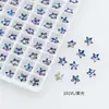 Dongzhou Cristal 5mm Estrela de Cinco Pontas Pedrarias para Nail Art DIY Brincos de Lóbulo Acessórios Dongzhou Brilhante Novidade Joias para Nail Art Pedrarias