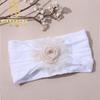 Diadema de nailon para niños nuevos europeos y americanos, diadema de flores para bebé rosa, protección para fontanela de bebé, gorro para recién nacido
