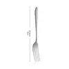 Vajilla de Acero Inoxidable Hotel Cuchillo y Tenedor para Filete Tenedor Espesor de Acero Inoxidable Cuchara Mango Puntiagudo Cuchillo Tenedor Cuchara Cuchara de Café Cuchillo y Tenedor para Comida Occidental