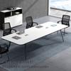 Mesa de Conferencias Minimalista Moderna, Mesa Larga, Juego de Mesa y Sillas para Sala de Reuniones de Oficina, Mesa Rectangular de Negociación, Mesa de Capacitación para Empresas
