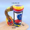 Taza Ins Música de Guitarra Taza de Té Taza de Agua Cerámica Nota Taza de Café Guitarra Eléctrica Taza Pequeña de Leche