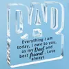 Nuevos Adornos Acrílicos Transparentes de Amazon para Papá, Regalo de Cumpleaños del Día del Padre, Bendiciones, Decoraciones de Escritorio