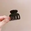 Pinza para el cabello con letras simples para mujer, cola de caballo alta, fija, de tamaño pequeño, con agarre para la mitad del cabello, pinza de tiburón, elegante pinza de calabaza, accesorio para la cabeza
