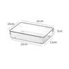 Bandeja acrílica transparente cuadrada para cubo de agua, cubeta recolectora de agua, tanque de agua, caja de almacenamiento, recipiente de cultivo, botella de agua con tapa, tapa sellada