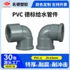Exportación cruzada estándar alemán PVC suministro de agua codo de 90 grados tes de igual diámetro tapón de tubería conector de rosca interna rosca externa conector de tubería de agua