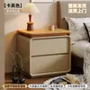 Mesita de noche de madera maciza estilo vintage para uso doméstico, mueble lateral de dormitorio, armario de almacenamiento de noche de lujo ligero, pequeño armario de almacenamiento simple