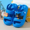 Pantuflas de Verano 2025 Nuevas Ropa Exterior Infantil Sandalias Lindas de Cachorro Dibujos Animados Sandalias Suaves para Baño Niño Pequeño