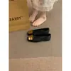 Zapatos Individuales de Moda para Mujer, Estilo Commuter, Puntera Cuadrada, Hebilla Metálica Decorativa, Boca Baja, Nuevos Estilos Primavera 2026, Planos Cómodos que No Cansan