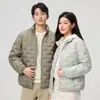Jaqueta de Penas Leve com Gola Alta para Casal Masculina e Feminina Inverno 2026 90% Penas Esportiva Leve Quente Top Jaqueta Casual