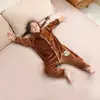 Mengqili Transfronterizo Ignífugo Franela Infantil con Pies Saco de Dormir Dibujos Animados Bebé Anti-patadas Pijama de Una Pieza Venta al por Mayor