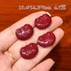 Colgante pequeño con forma de bolso de la suerte, con arena de oro púrpura natural de alto contenido, palabra de la suerte, buena suerte, candado de paz, colgante de cinabrio rojo