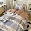 Dormitório de Verão Algodão Puro Conjunto de Três Peças para Cama Algodão Puro 2025 Novo Cama Lençóis de Cama Capa de Edredom Cama Lençóis de Cama Roupa de Cama Pequena Fresca