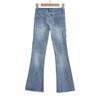 Jeans Retro Americanos con Borde Deshilachado, Pantalones Bootcut, Nuevos 2025 de Cintura Baja Lavados Desgastados con Decoración de Mariposa de Pierna Ancha