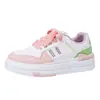 Nuevas Zapatillas Estilo Espiga de Trigo Delgadas, Zapatos Blancos de Punta Redonda, Zapatos de Cordones de Suela Gruesa Individuales, Nuevos Zapatos Casuales de Primavera y Otoño