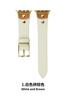 Adequado para Apple Watch iWatch 12ª Geração 11/10Se Pulseira de Couro Casual Retrô Decorada de Fábrica com Tachas Redondas
