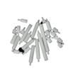Columna de nailon M3 de paso único hexagonal columna de aislamiento espárrago de plástico aislamiento columna de soporte para placa de PC columna hexagonal de nailon M4