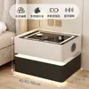 Mesita de Noche Inteligente Moderna Minimalista de Madera Maciza con Luz Luz de Dormitorio Lujo Ligero Multifuncional Carga Inalámbrica Bluetooth Mesita de Noche Inteligente