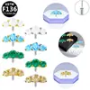 Gaibei Moda Transfronteriza Europea y Americana Aleación de Titanio G23 Joyería para Piercings de Grado Médico Estilo Sencillo Solo Circonita Redonda en la Cabeza