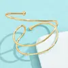 Pulseras de Joyería Transfronterizas Europeas y Americanas, Estilo Sencillo Encantador, Personalidad Chapada en Oro, Moderna, Exagerada y Sexy