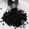 Cuentas de arroz de vidrio de alta calidad Oscuro Oscuro Cuentas redondas DIY Hecho a mano Casero Accesorios para collar pulsera con cuentas