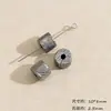 Prata Três Cores Oca Dupla Felicidade Alienígena Fio de Contas Pequeno para Vaso String Colar DIY Feito à Mão Contas Espaçadoras Acessório de Joia Materiais