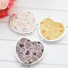 Espejo de Plástico para Comercio Exterior Recomendación Espejo Pequeño Plegable de Doble Cara Plástico con Brillo Espejo de Maquillaje Espejo Pequeño