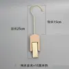 Tienda de ropa ropa y sombreros clips clips acrílicos ganchos bufandas colgadores largos y cortos ganchos de madera de clip único ganchos S decorativos transparentes