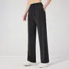 Calça de Seda de Gelo Secagem Rápida Perna Reta Proteção Solar para Mulheres, Calça de Perna Larga de Verão, Nova Calça Esportiva Casual Leve 2025, Calça Longa Fresca