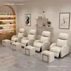 Sofá para salón de uñas, silla para pedicura, sofá eléctrico para belleza de pies y pestañas, sillón reclinable para masaje de pies, silla de masaje reclinable multifuncional